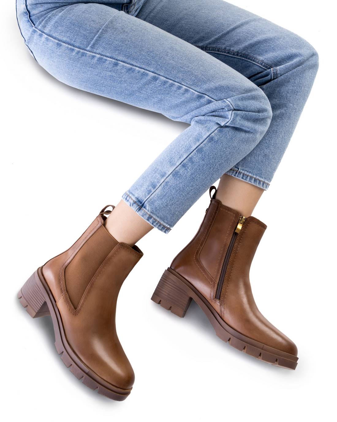 Carmela 16197501 bottines femme marron talon 7 cm