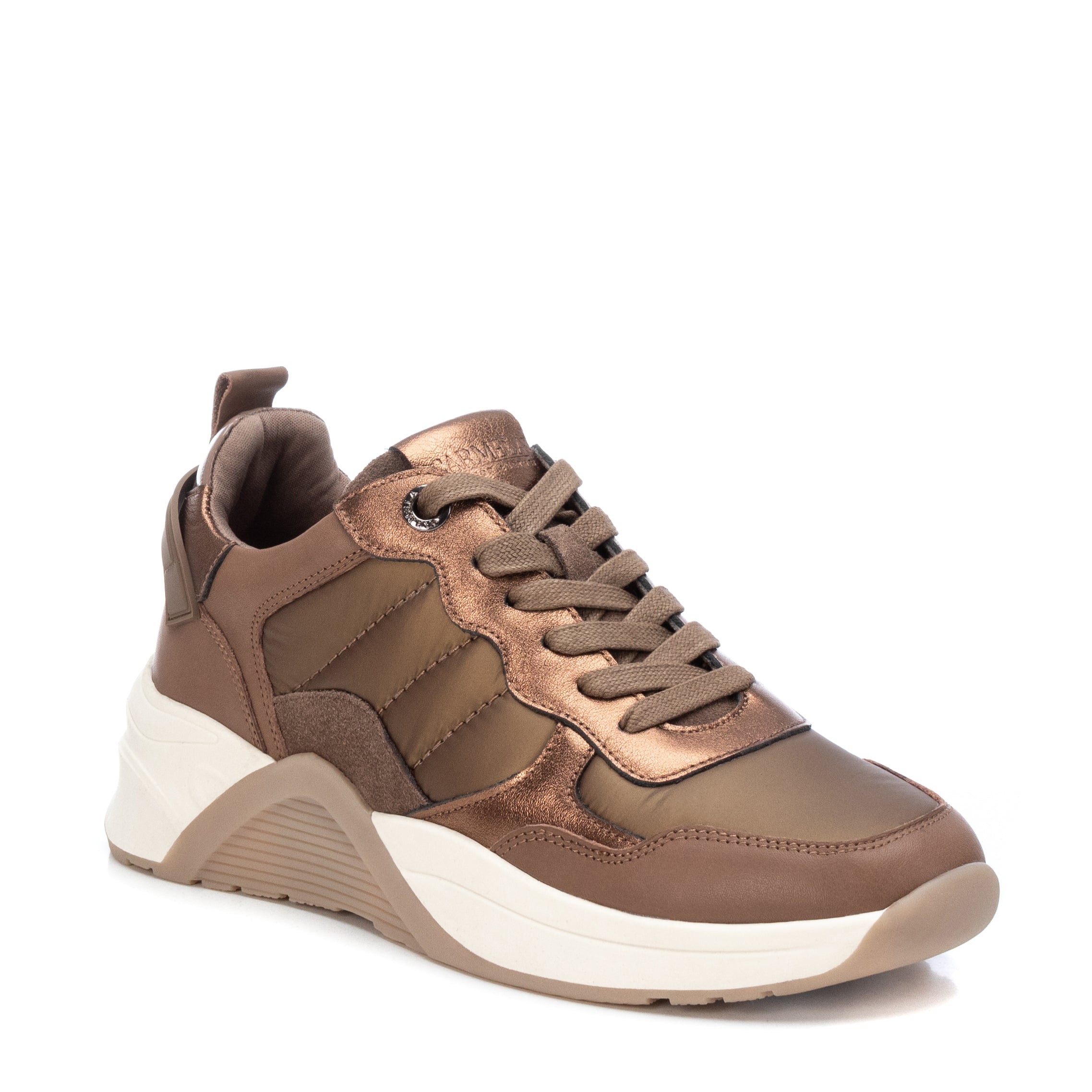 Carmela 16015403 baskets femme marron cuir