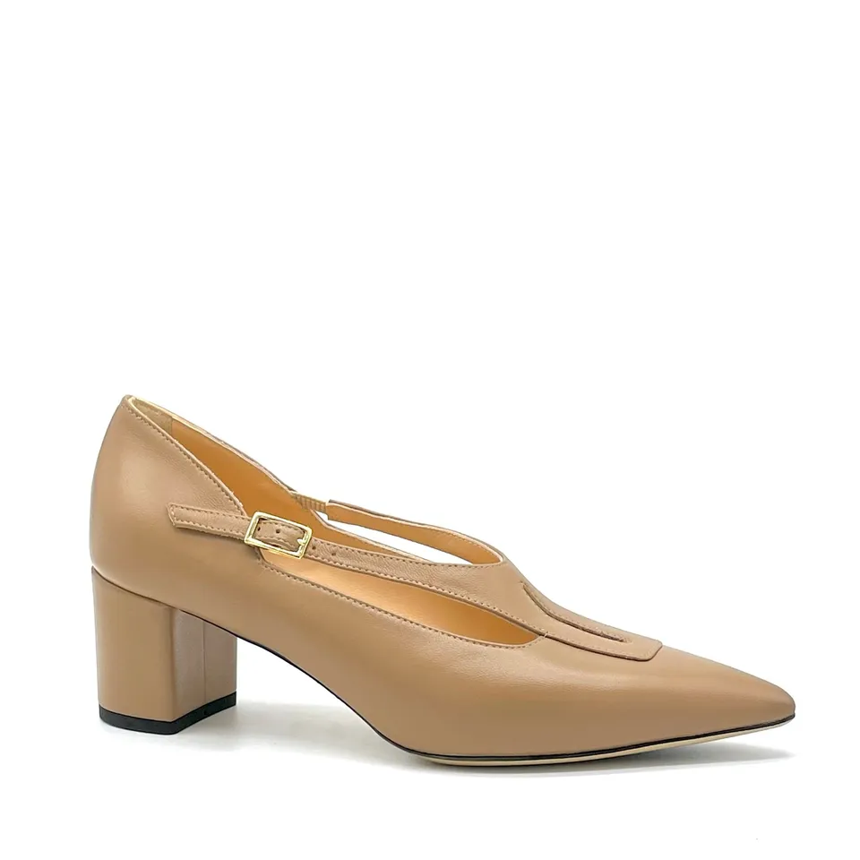 ELATA 55508-1 babies noisette cuir talon 5,5