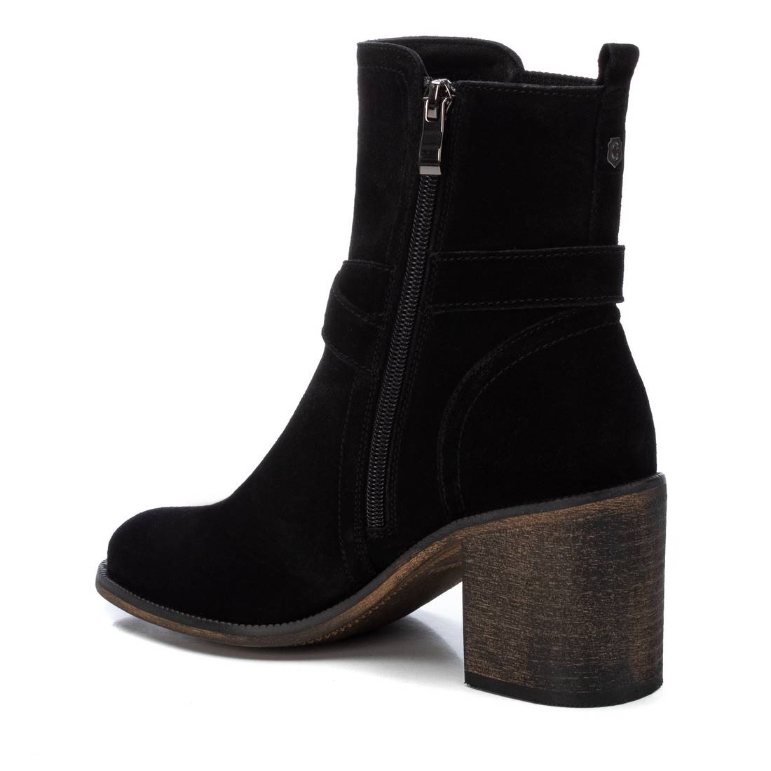 Carmela 16196902 bottine cuir noir talon 8 cm