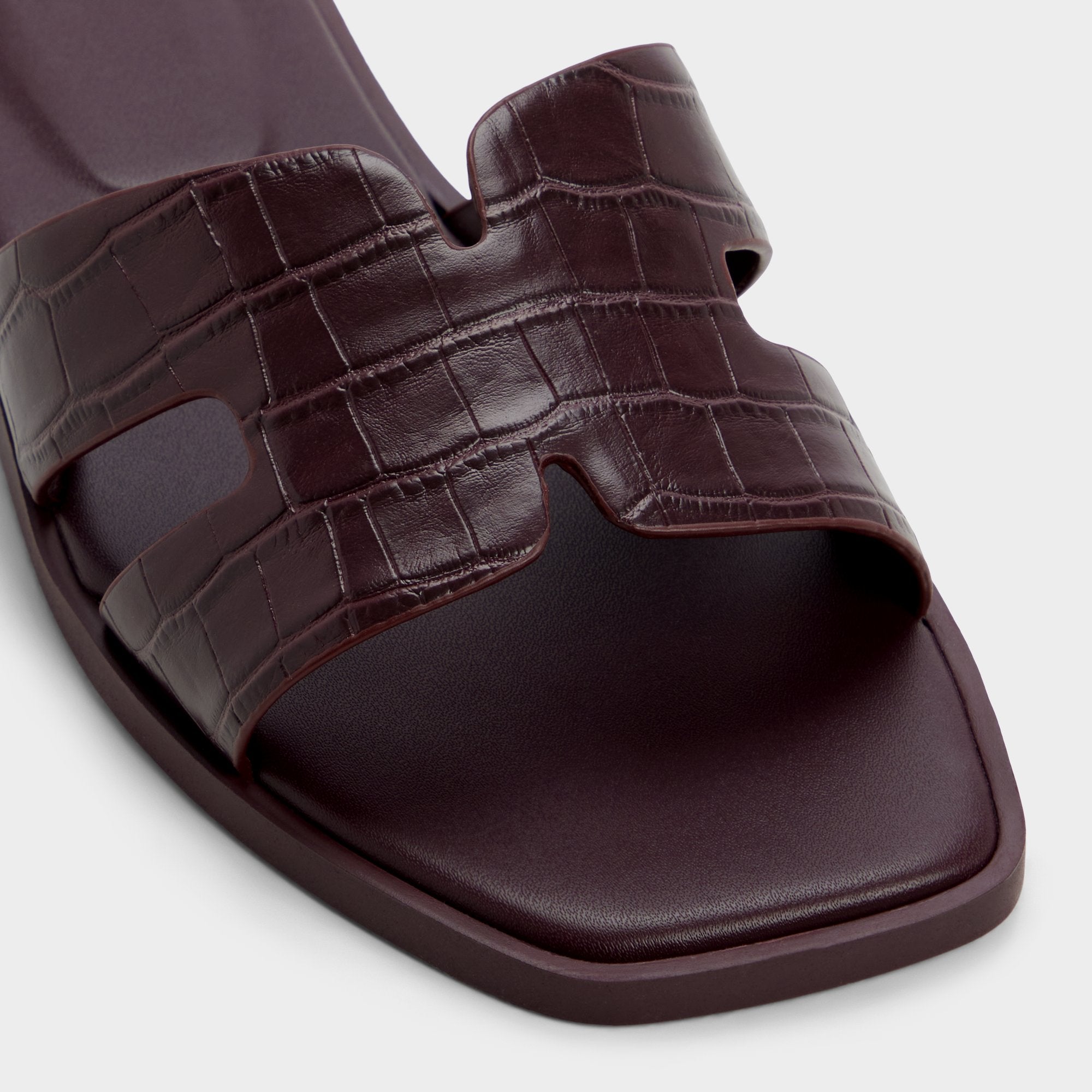 ALDO Itsandal sandales plates femme bordeaux