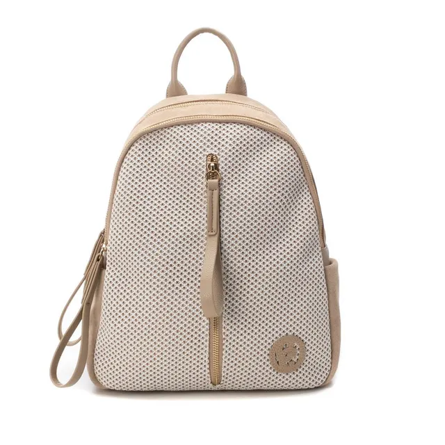 Carmela 18615101 sac à dos cuir beige 31 cm