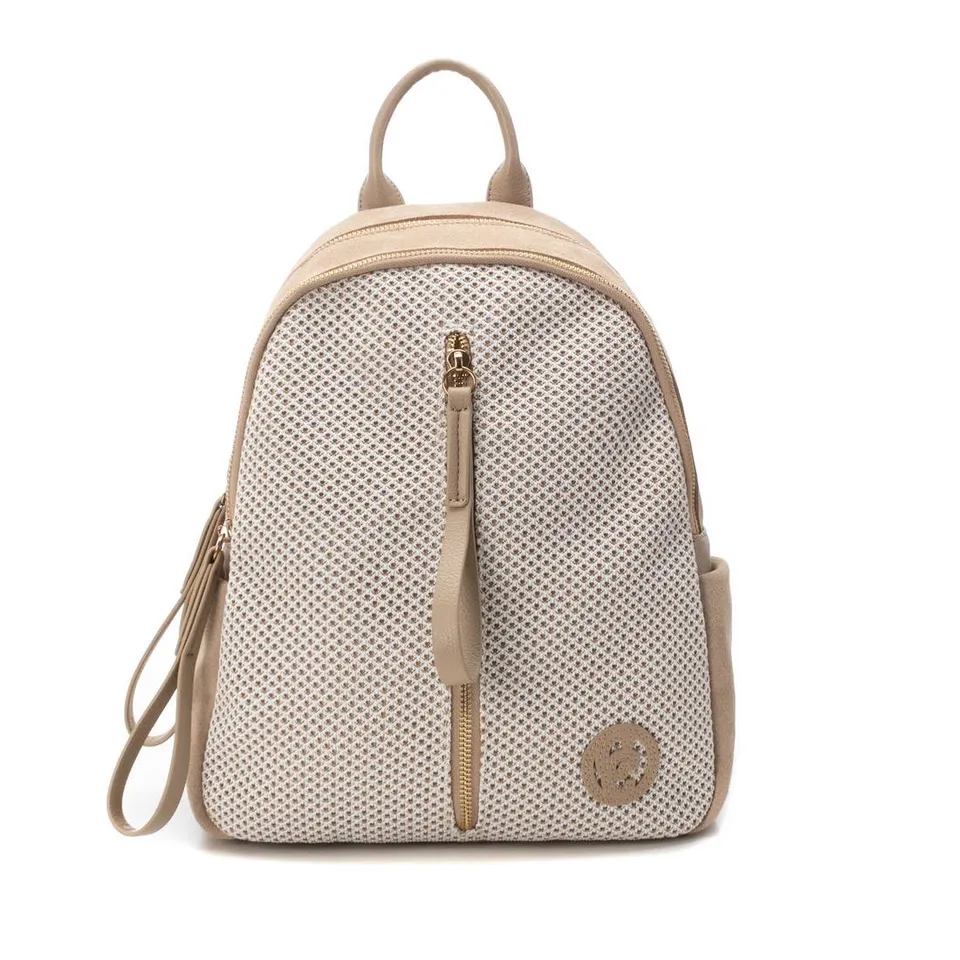 Carmela 18615101 sac à dos cuir beige 31 cm