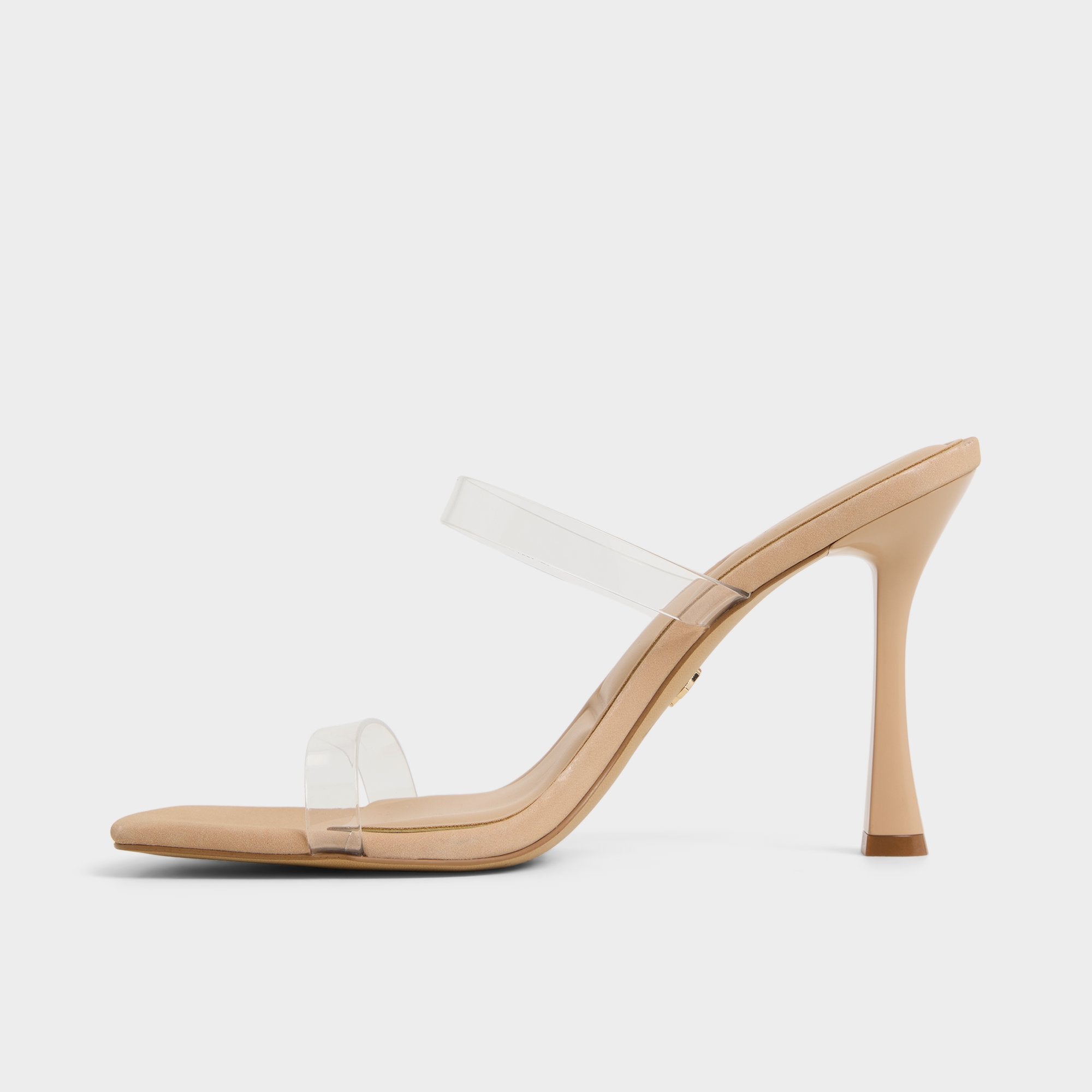 ALDO Evalina mules à talons brides transparentes