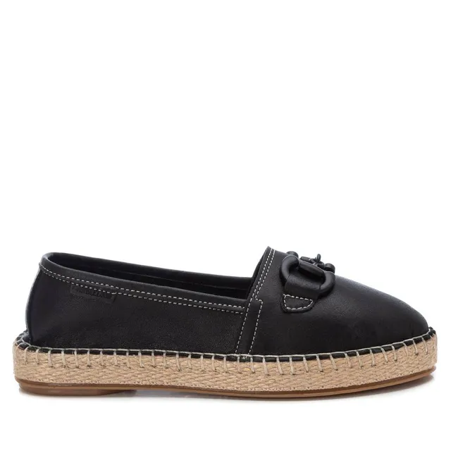 Carmela 160506 16050606 espadrilles noires cuir jute