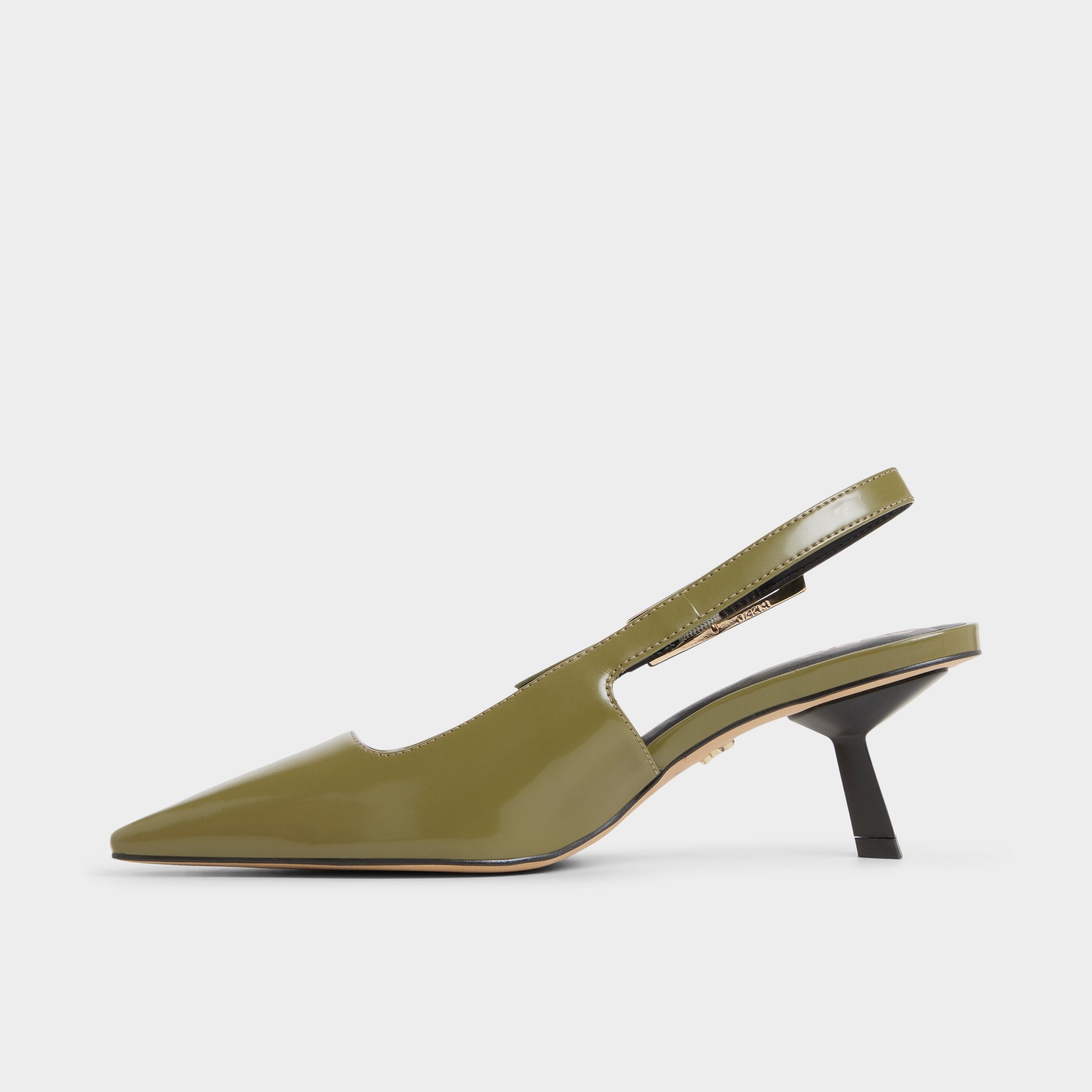 Aldo Nealie sandales slingback olive talon chaton