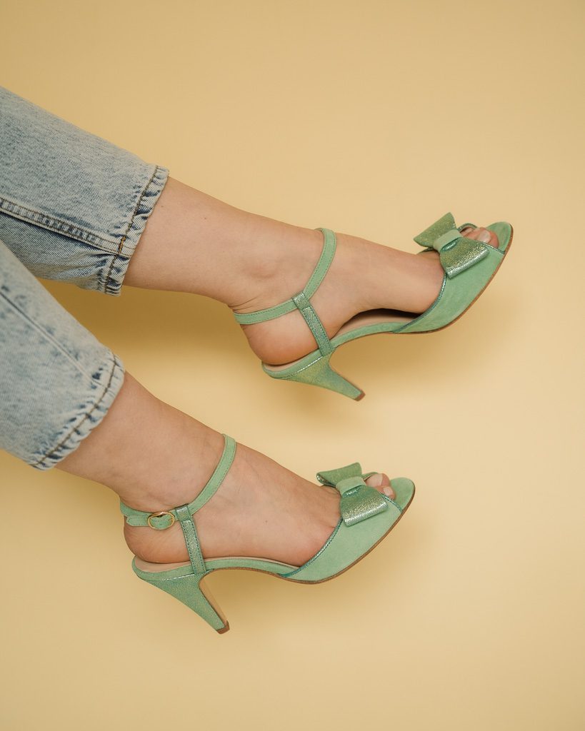 Dessine Moi Un Soulier Charlotte Ouvert sandale menthe sirène