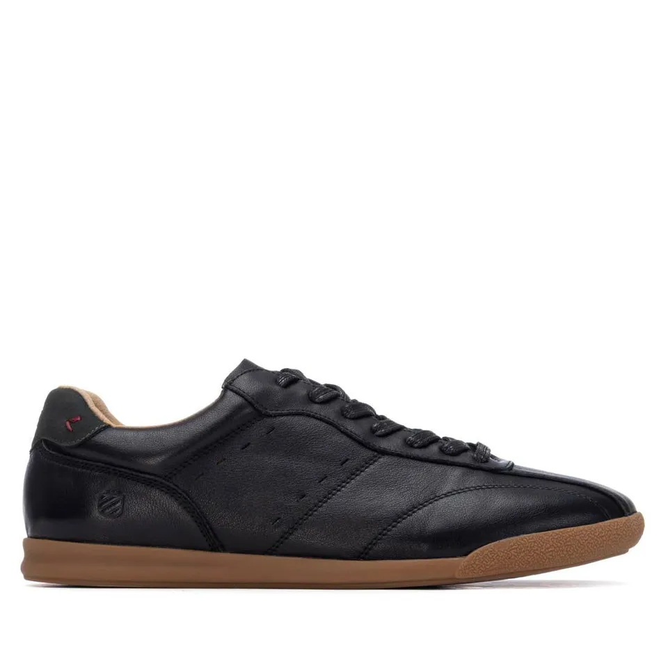 Carmela 16390203 basket homme cuir noir lacets