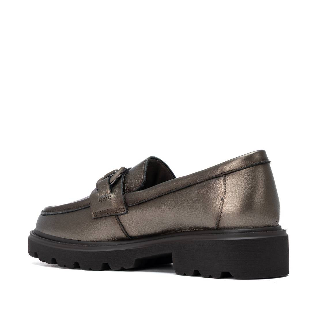 Carmela 16433605 mocassins femme gris talon
