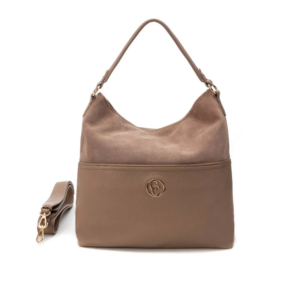 Carmela 186144 18614401 sac épaule marron grand zippé