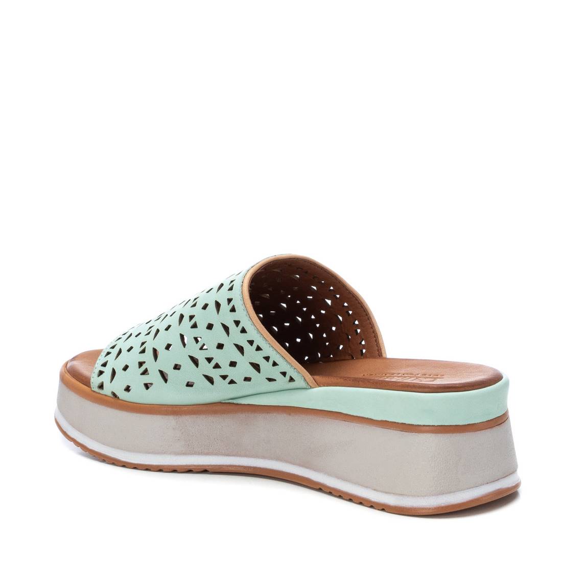 Carmela 16064504 sandales compensées cuir vertes