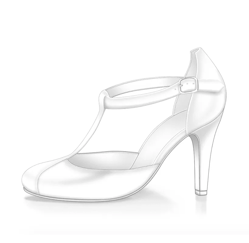Dessine Moi Un Soulier Salomé à personnaliser cuir sur mesure