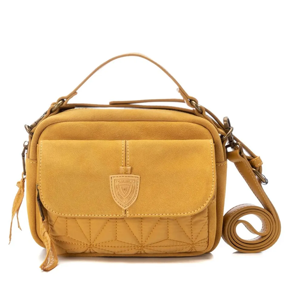 Carmela 18604901 sac bandouliere cuir jaune