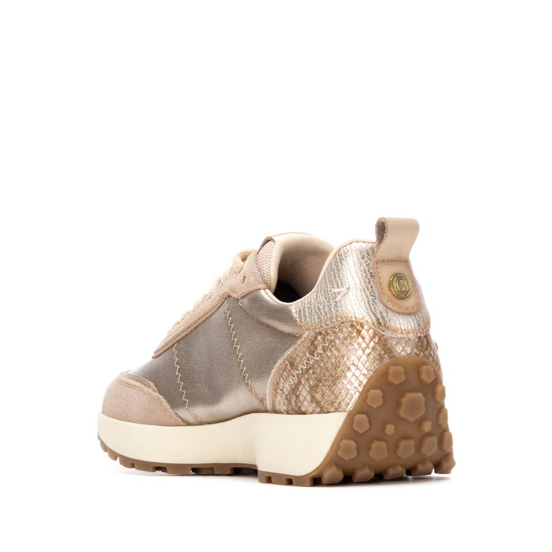 Carmela 16269902 basket femme beige synthétique lacets