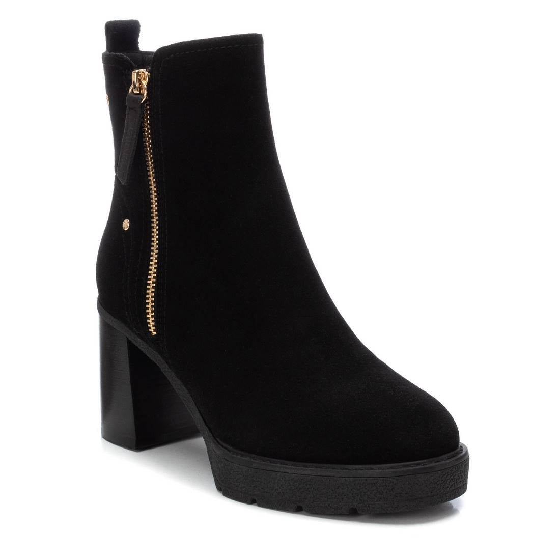 Carmela 16185801 bottines femme cuir noir talon 8 cm