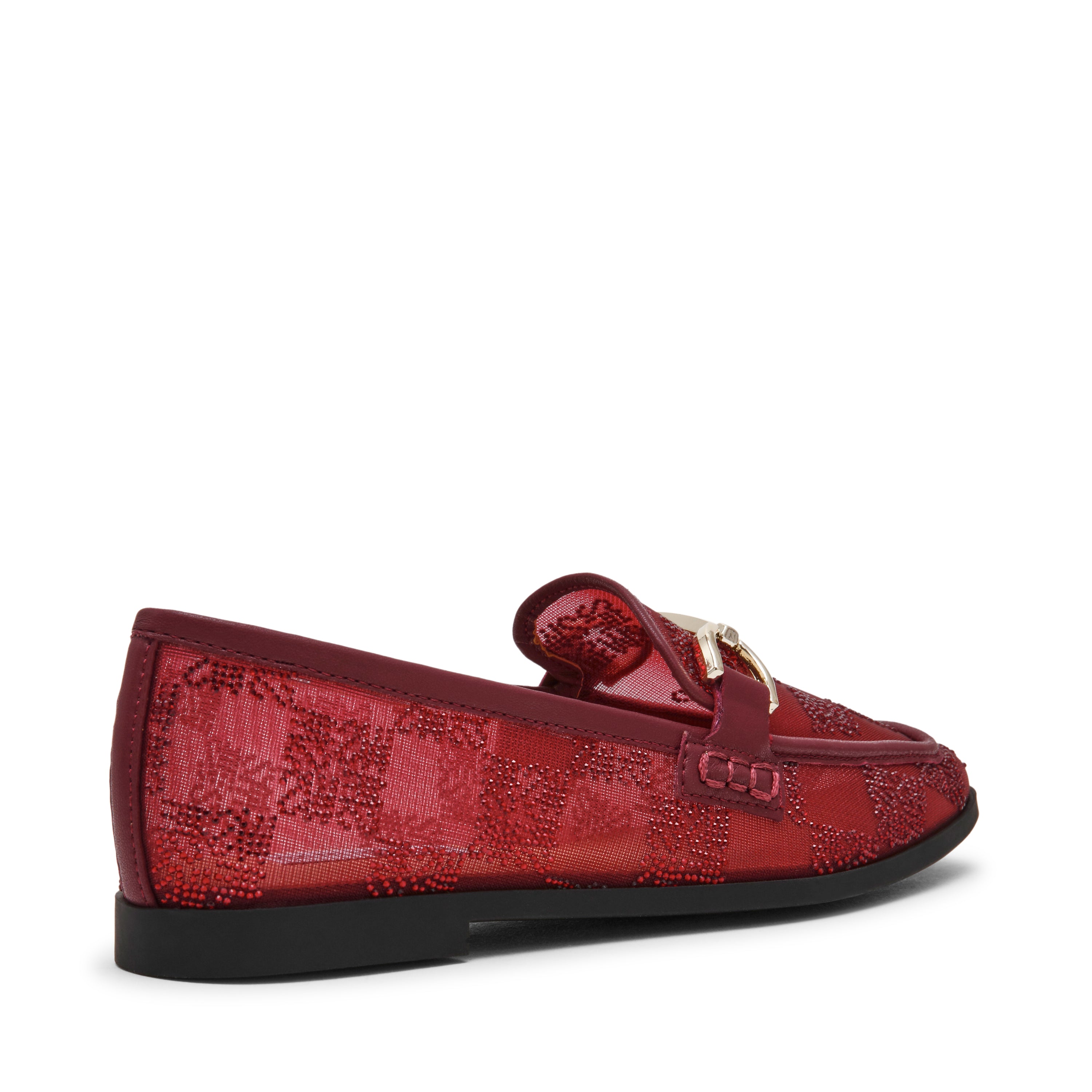 Steve Madden Cityhall mocassins cerise plat