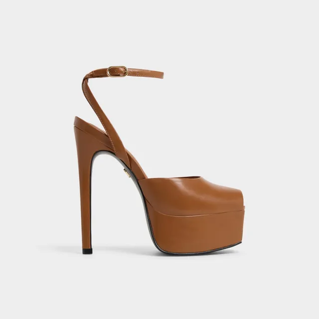 ALDO Thalina escarpin marron plateforme