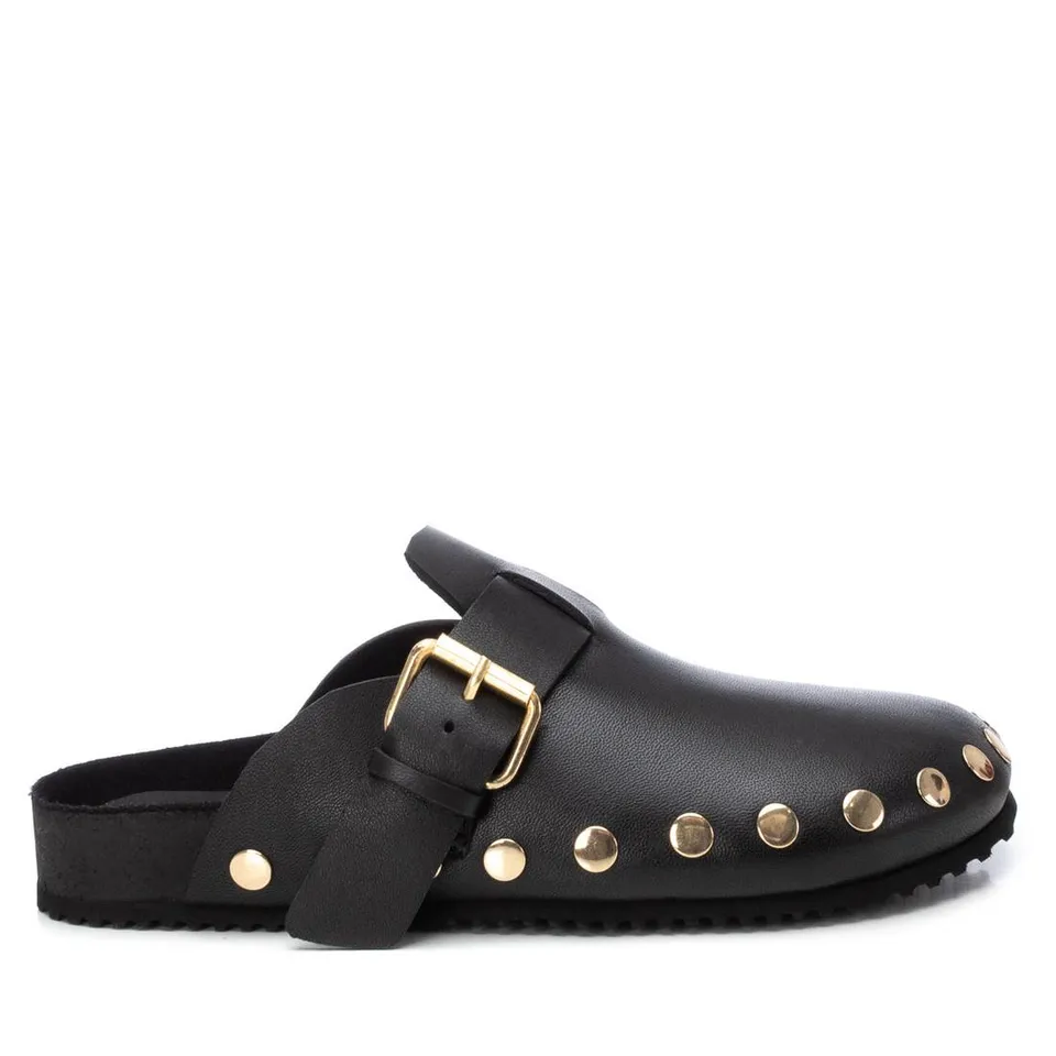 Carmela 16212701 sabot femme noir cuir clouté