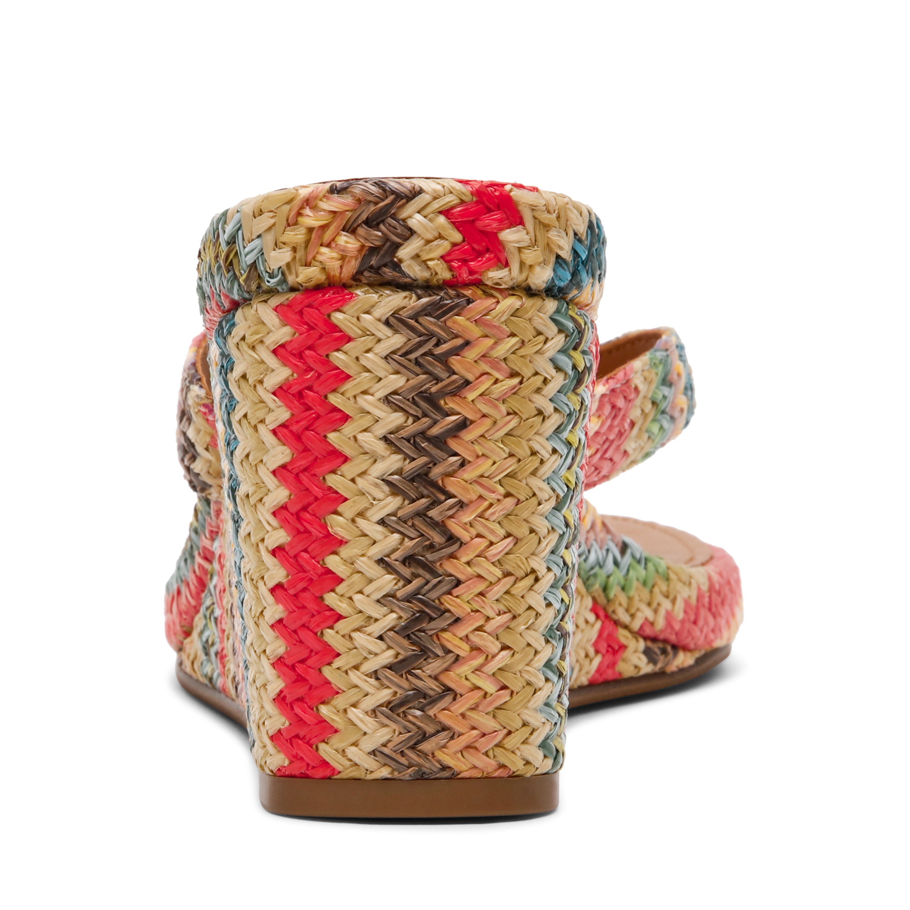 Steve Madden Playing sandales compensées multicolore toile