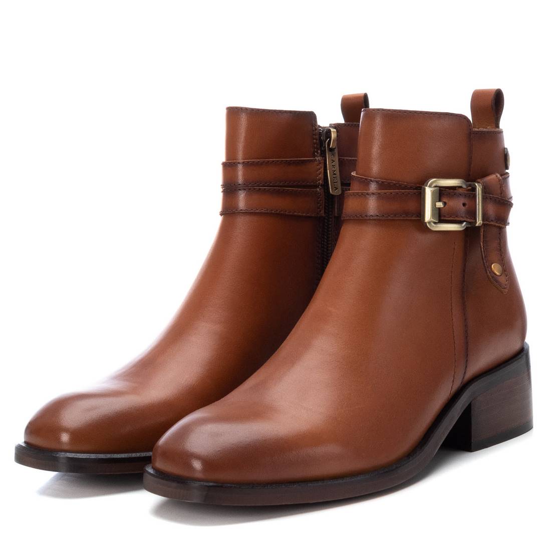 Carmela 16095102 bottine femme marron cuir talon 4 cm