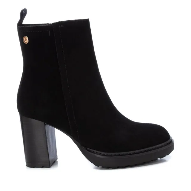 Carmela 16110801 bottines cuir noir talon 8 cm