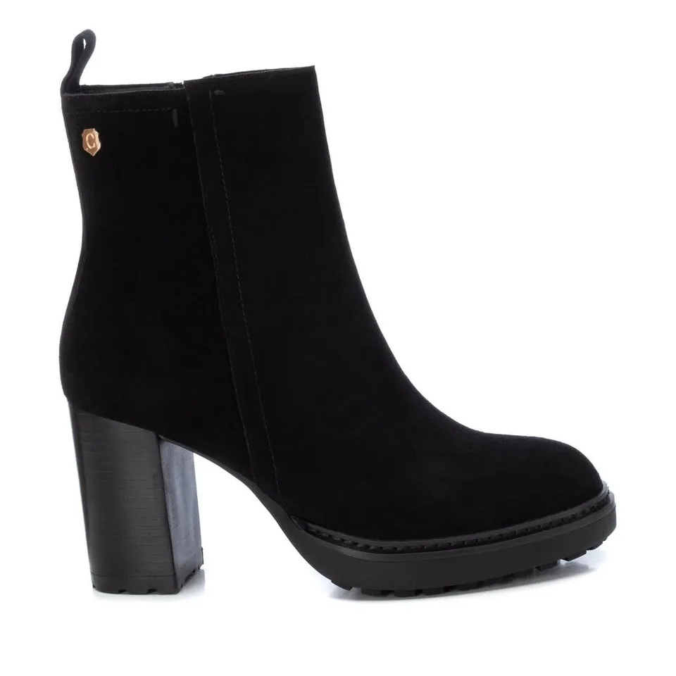 Carmela 16110801 bottines cuir noir talon 8 cm
