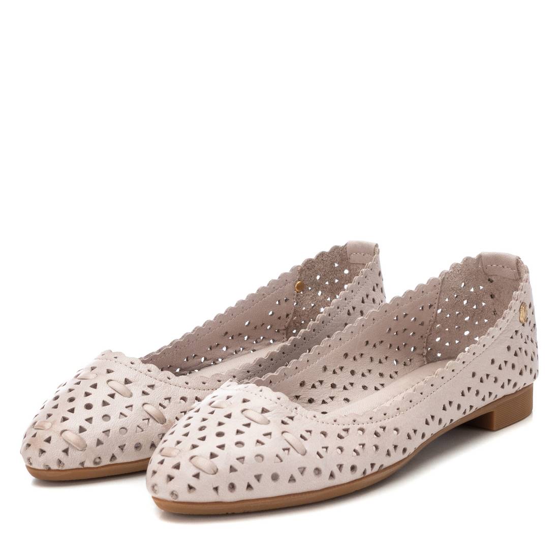 Carmela 16157802 ballerines femme marron cuir ajouré