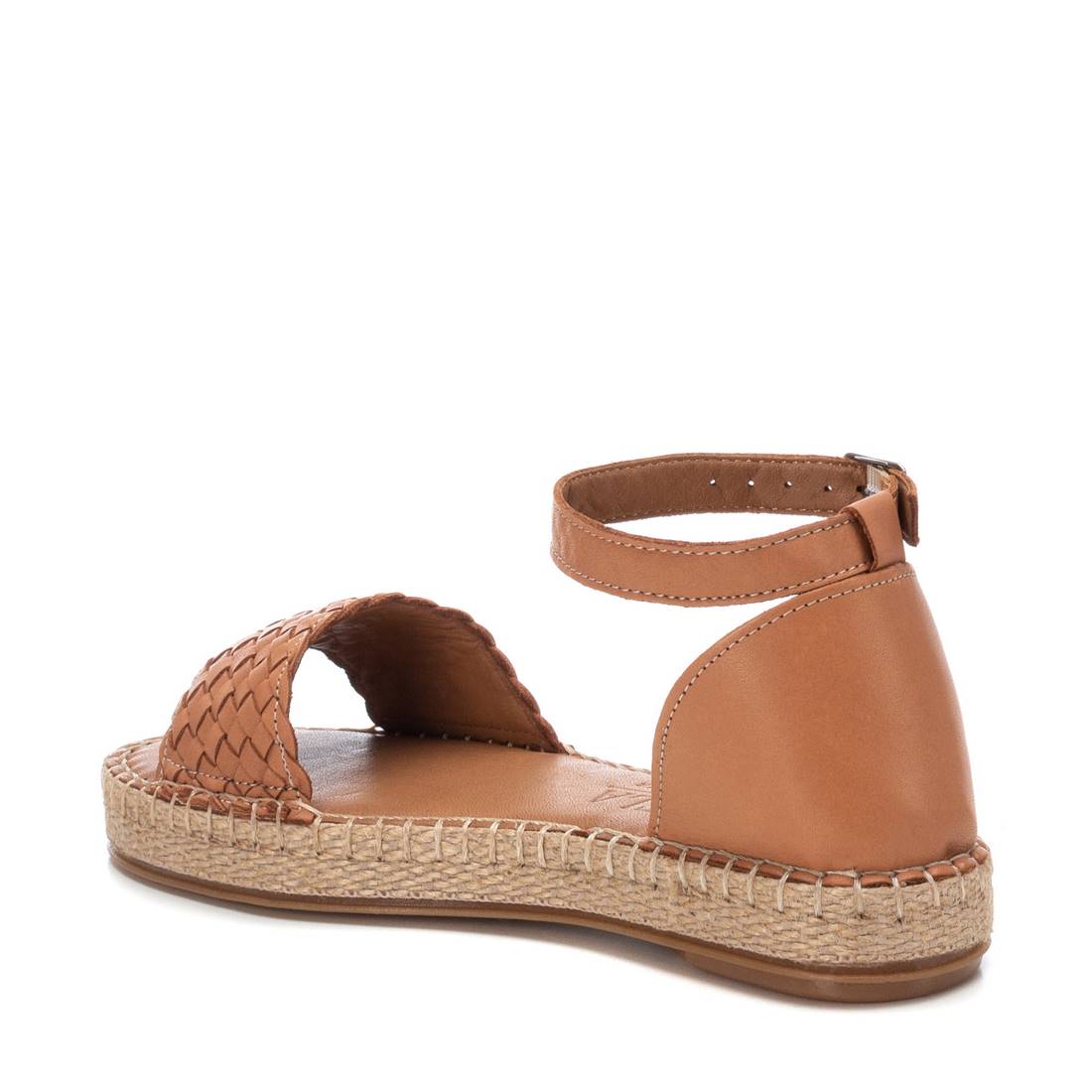 Carmela 16047907 sandale femme marron cuir tressé
