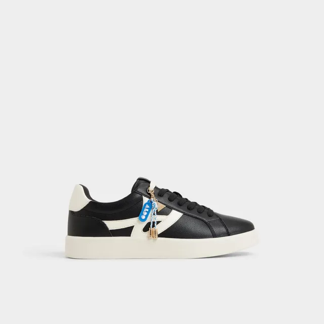 ALDO Mtl1972snkr-m sneakers basses noires cuir