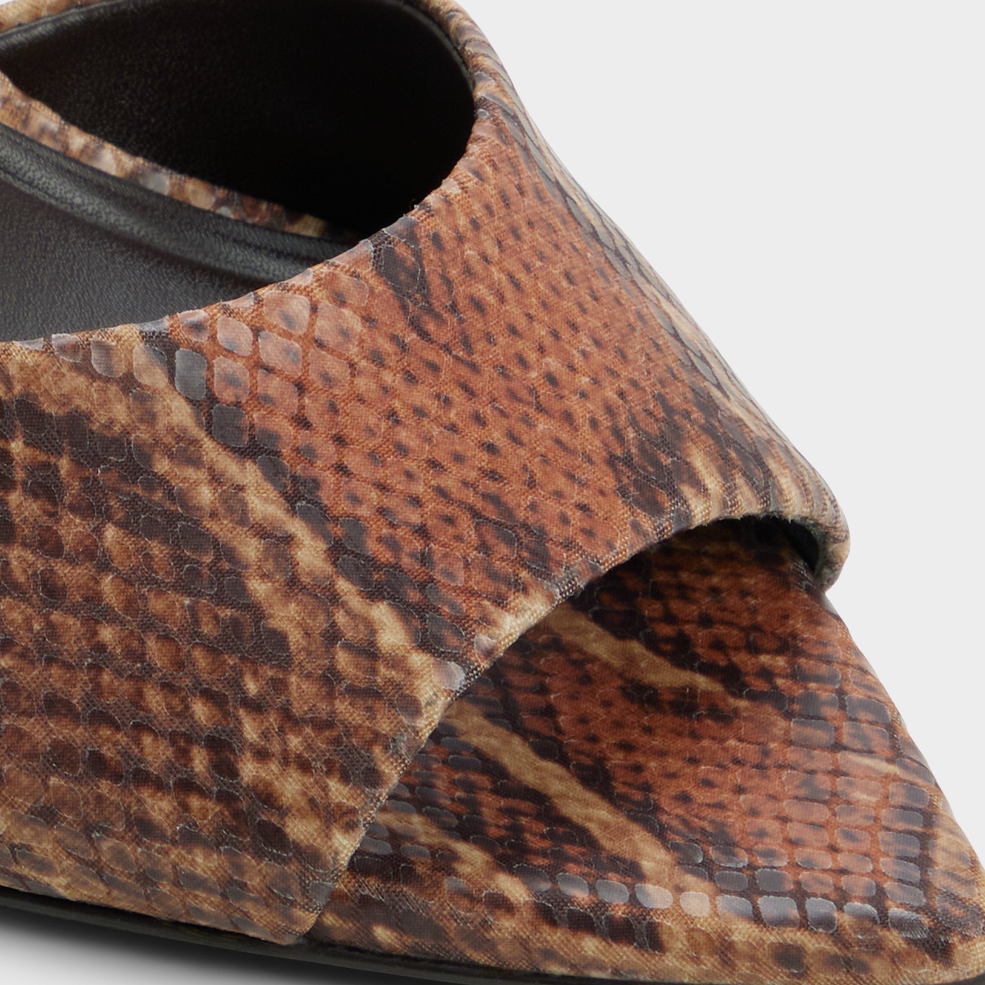 ALDO Anniebrilden sandales talon effet serpent