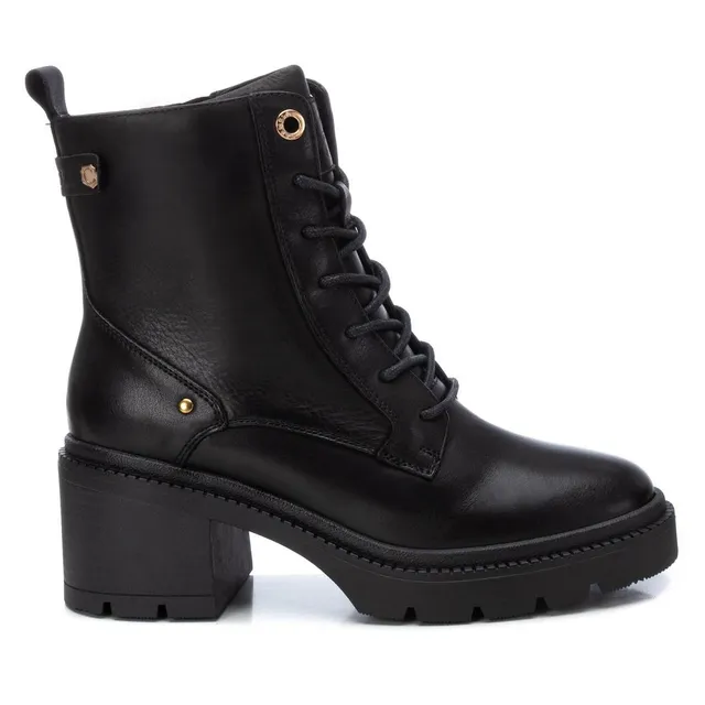 Carmela 16191402 bottines femme cuir noir talon moyen