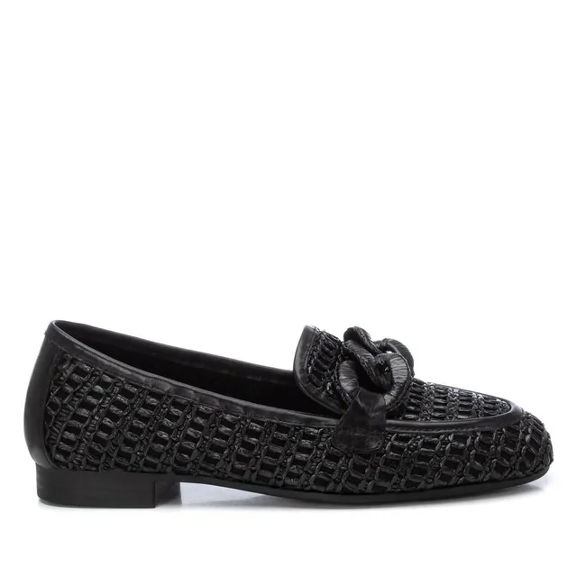 Carmela 16231603 mocassin femme noir ajouré
