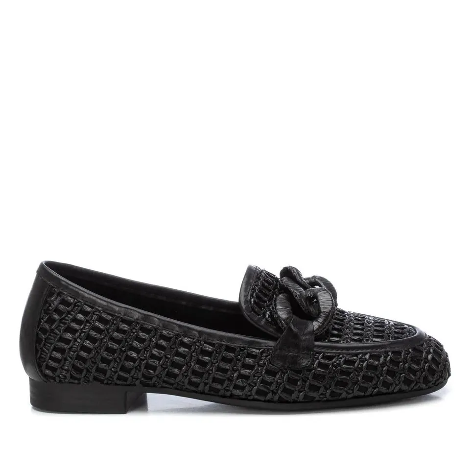 Carmela 16231603 mocassin femme noir ajouré