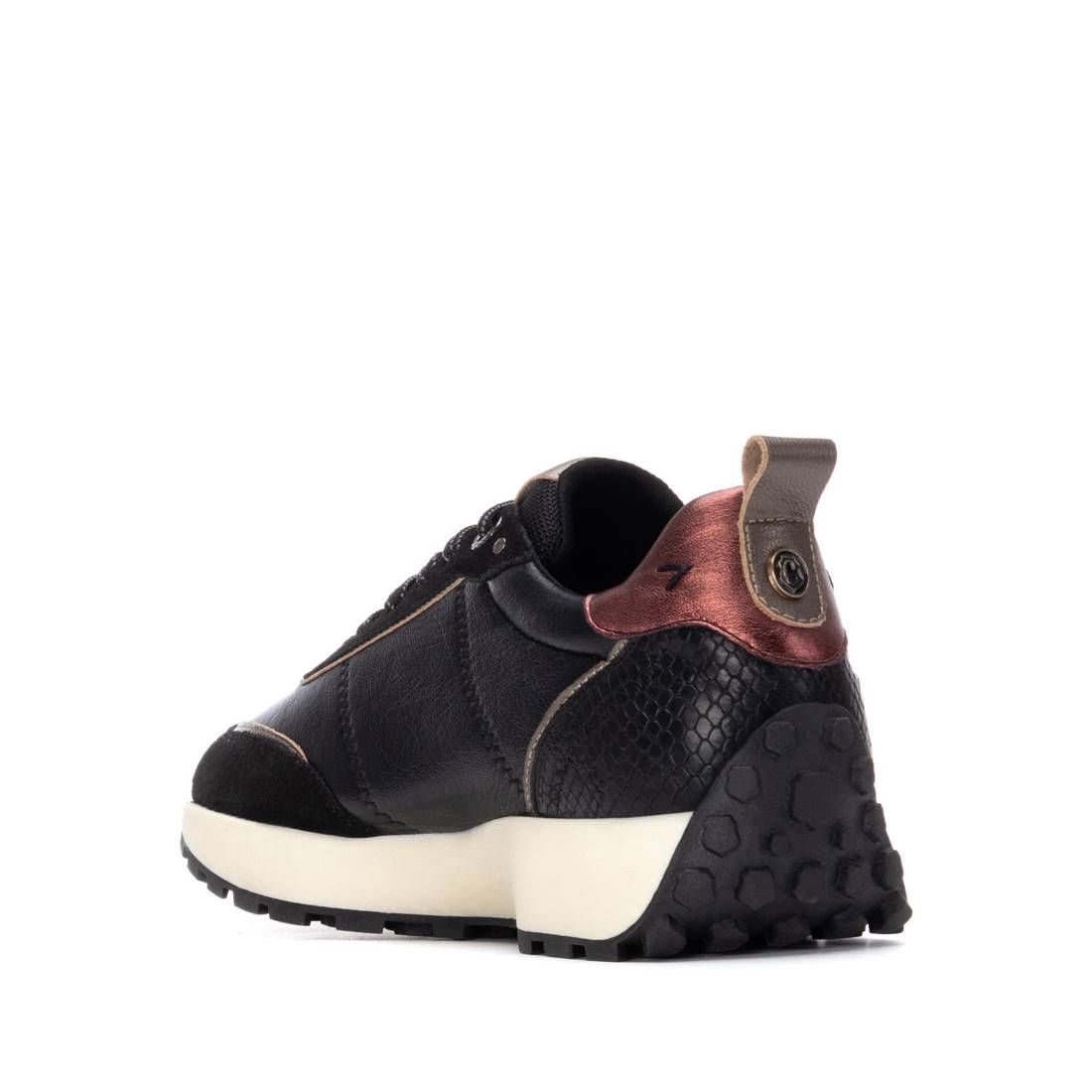 Carmela 16269903 sneaker noire lacets semelle plate