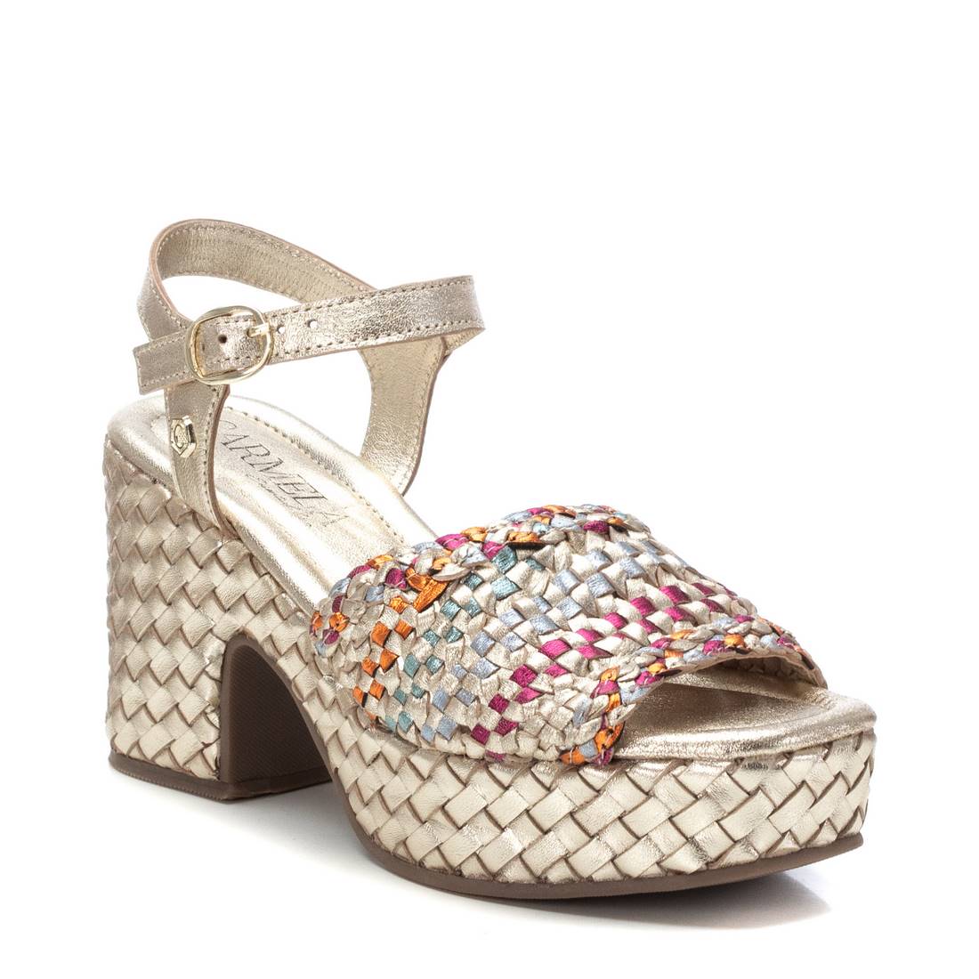Carmela 16222407 sandale femme multicolore talon 9 cm
