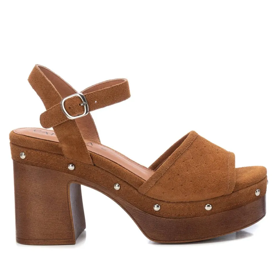 Carmela 16062302 sandales femme marron cuir talon 10 cm