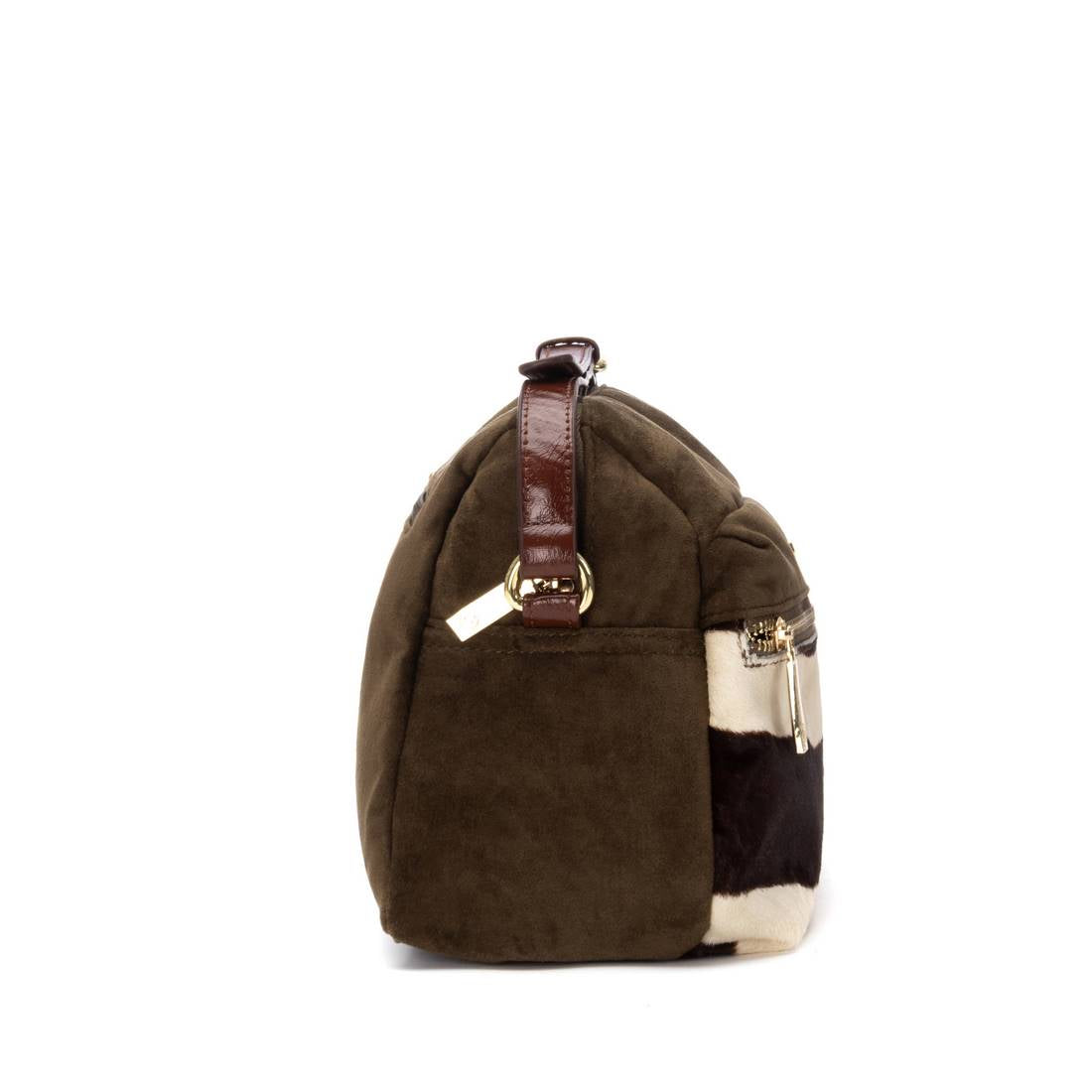 Carmela 18618603 sac bandoulière femme kaki textile