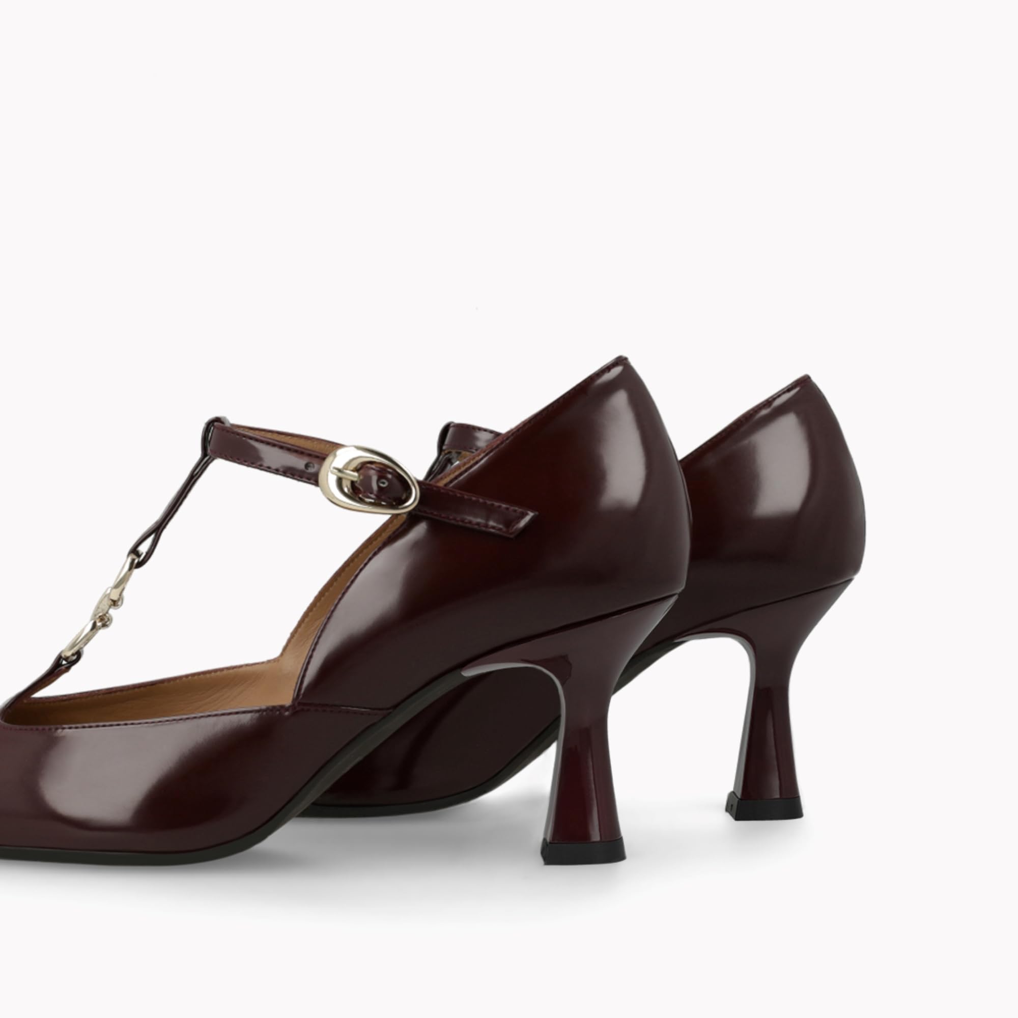 LODI GAMO-PI escarpins bordeaux cuir