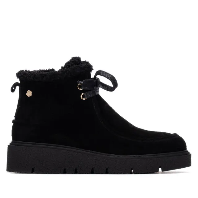 Carmela 16267001 bottines femme noir fourrées