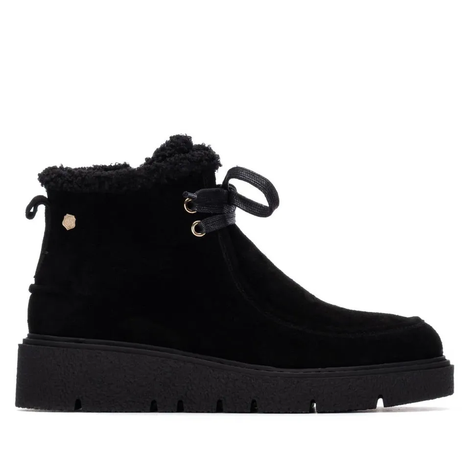 Carmela 16267001 bottines femme noir fourrées