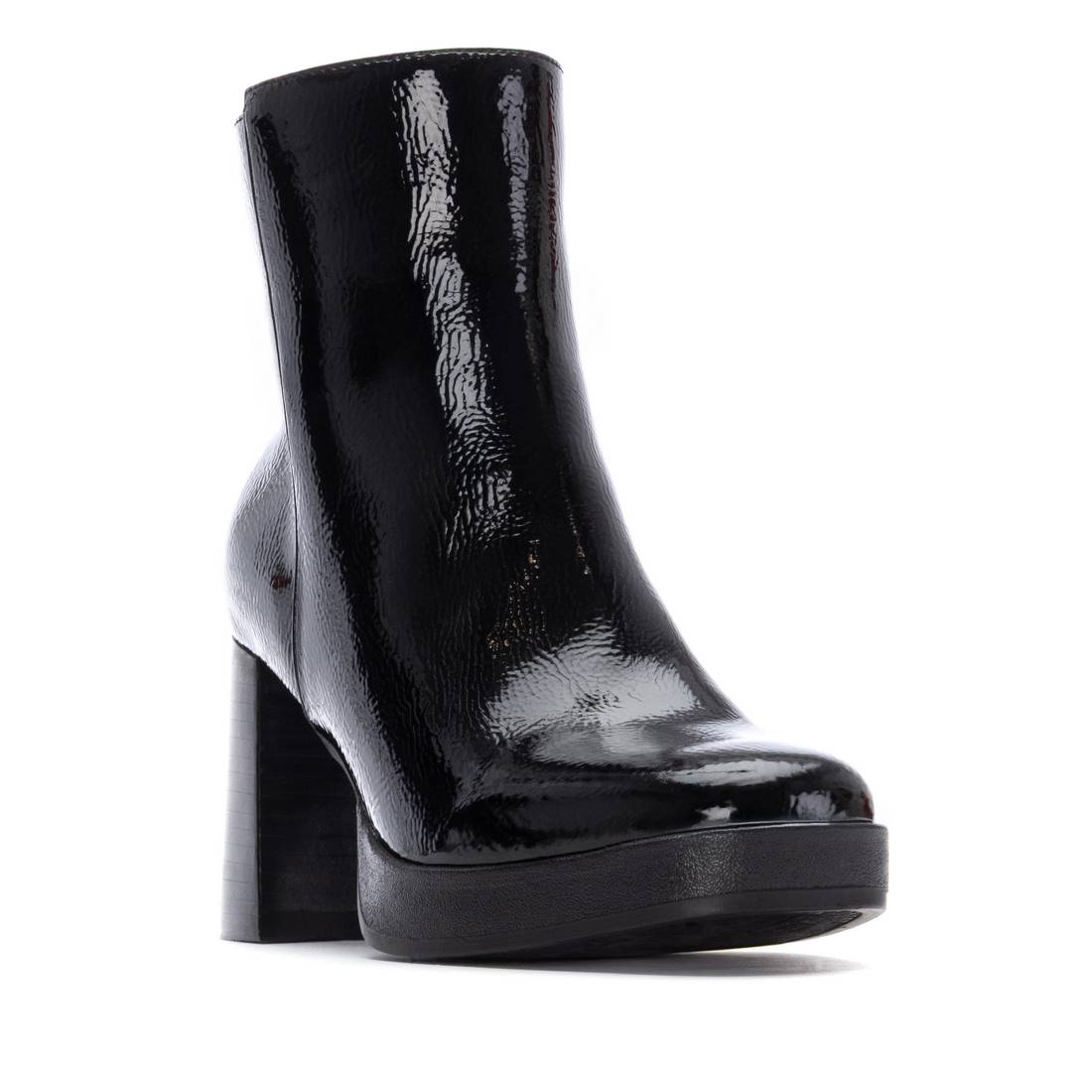 Carmela 16271902 bottine noir vernis talon