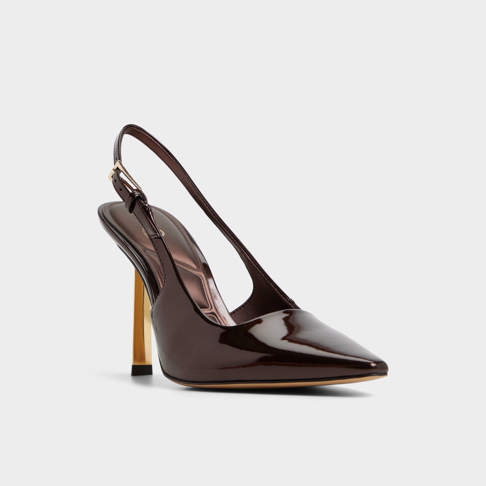 ALDO Marysa escarpins taille 7 vernis marron