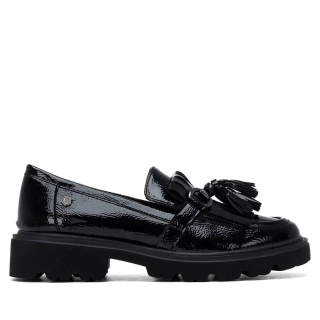 Carmela 16437901 mocassins vernis noir femme