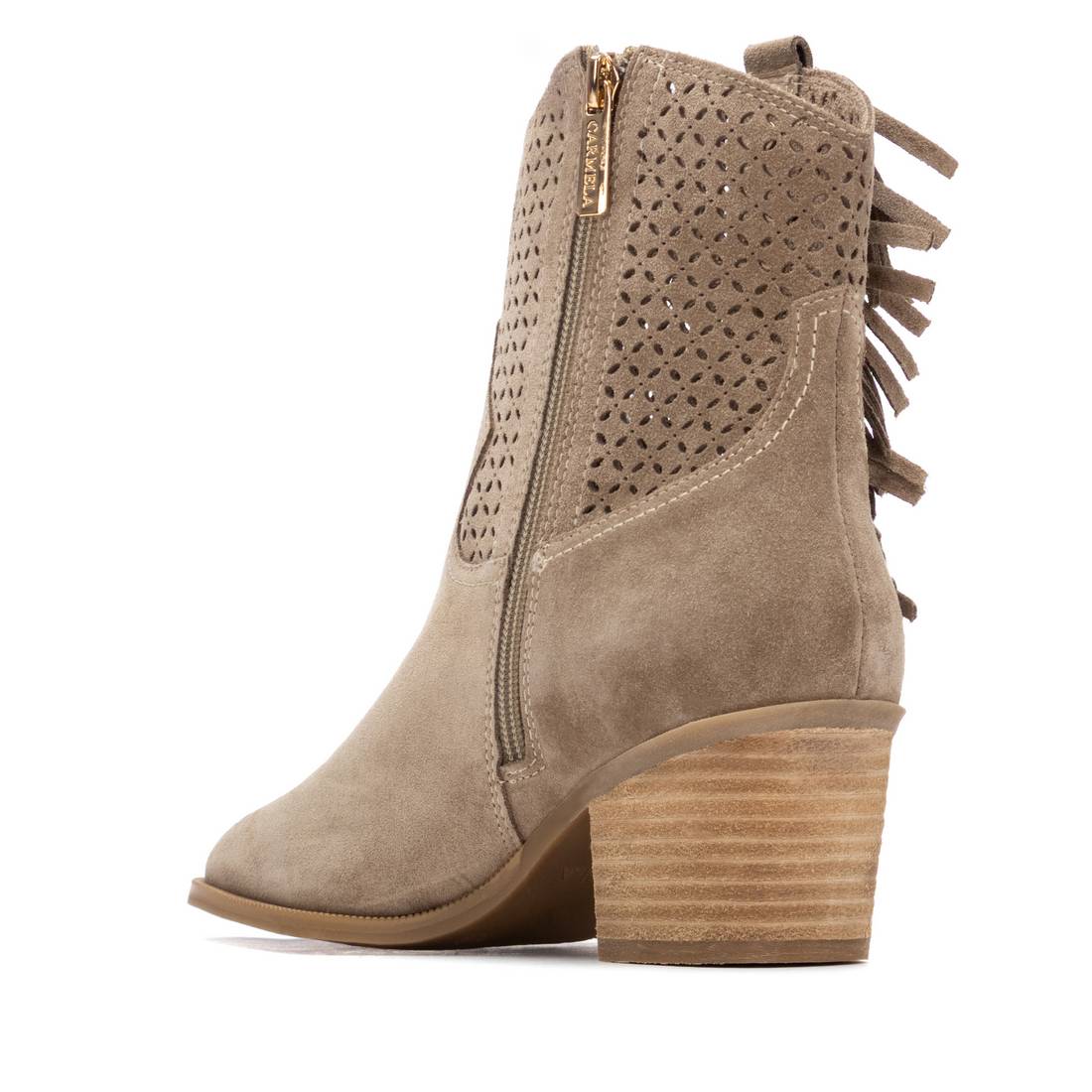 Carmela 16315001 bottine femme taupe talon 6 cm