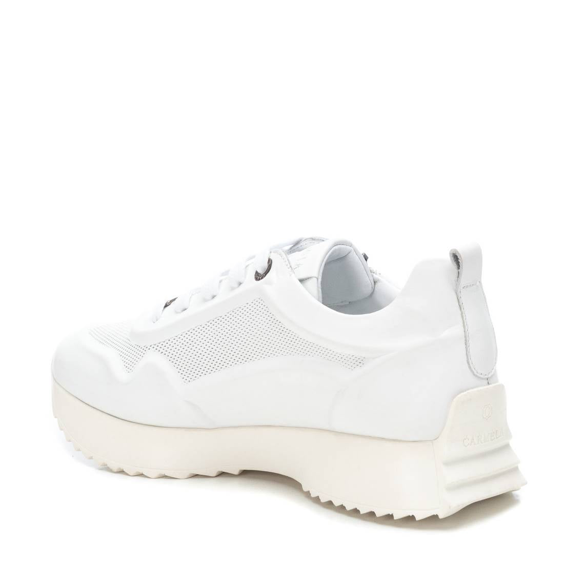 Carmela 16067008 sneaker cuir blanc fermeture éclair