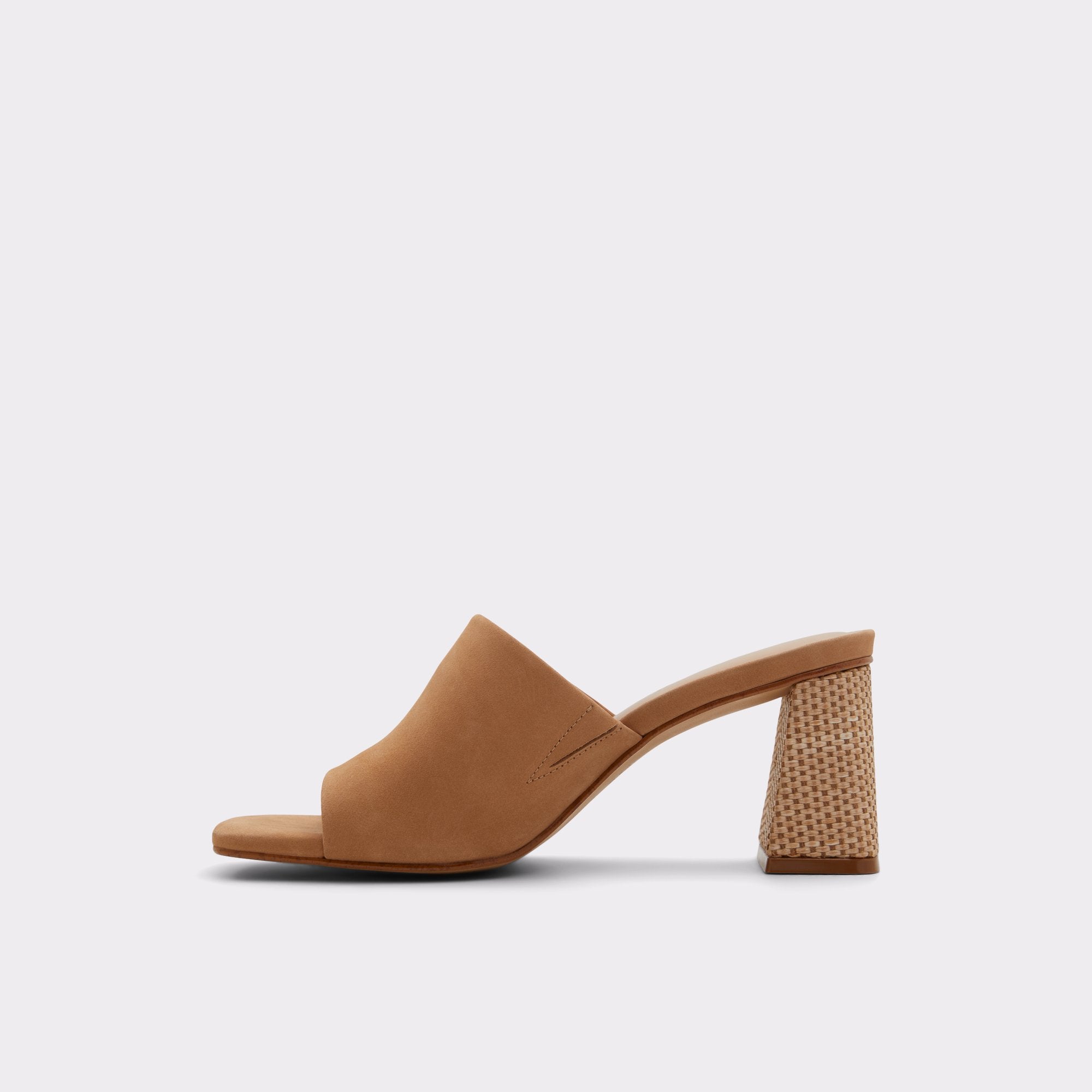 ALDO Harans mules marron talon bloc