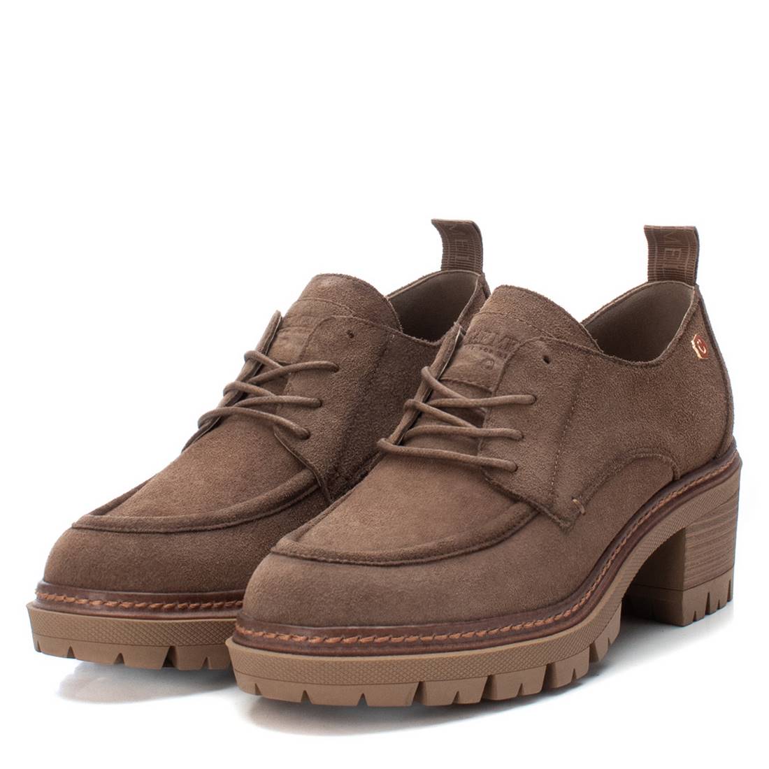 Carmela 16113301 derby cuir marron talon 7 cm