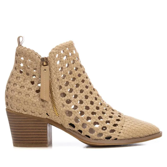 Carmela 16234402 bottines femme beige cuir