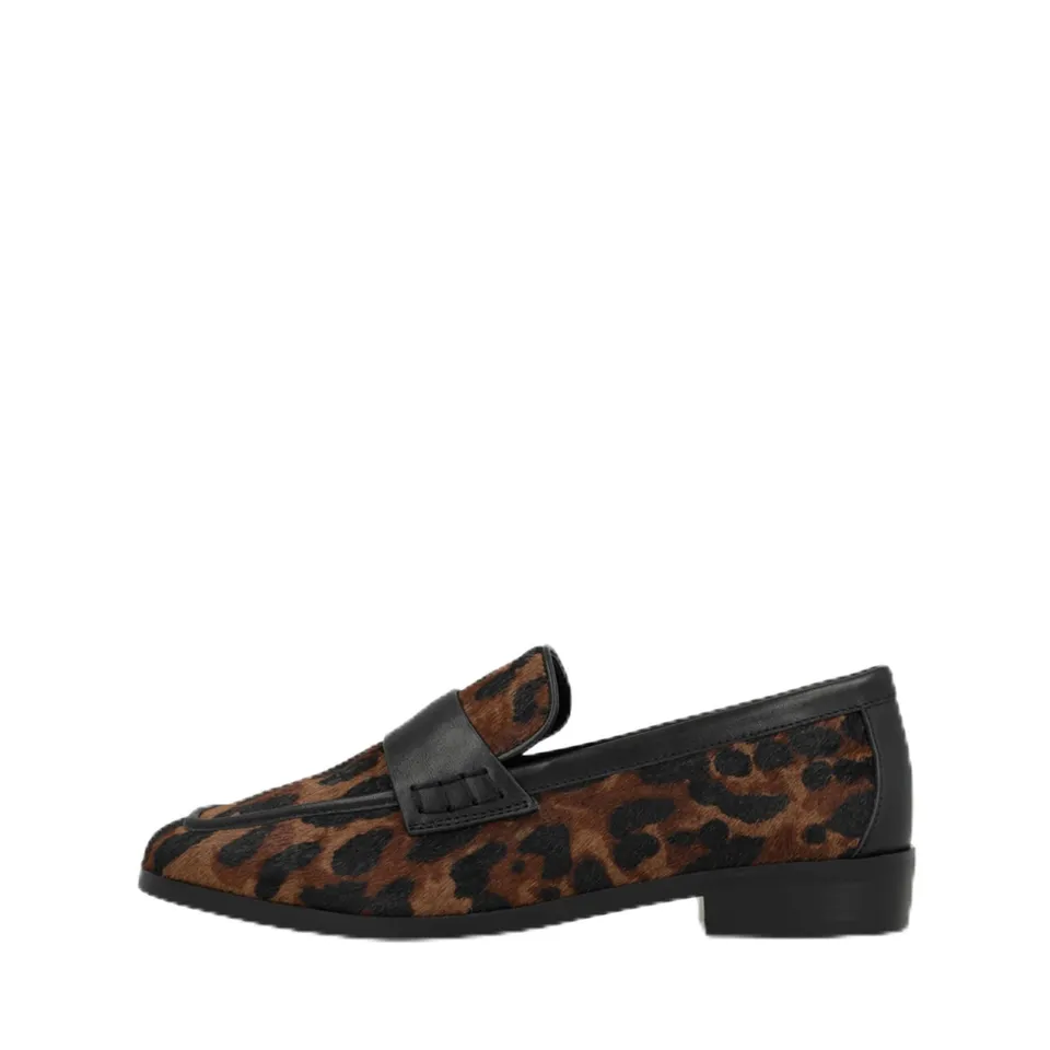 LODI A-HOL5665P mocassins animal cuir véritable