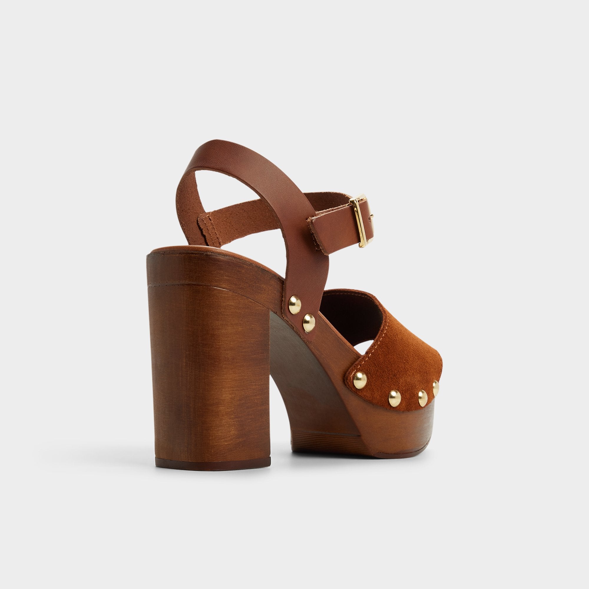 ALDO Niloria sandales bloc suède marron clouté